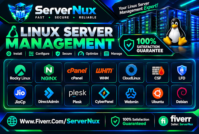expert linux system administrator server fix security speed