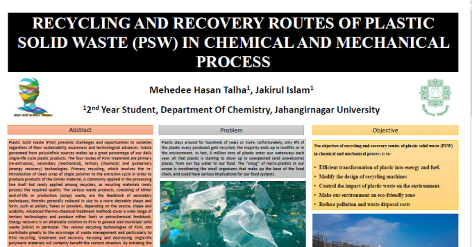 Create A Scientific Poster Presentation By Mehedeetalha