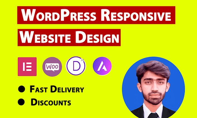 develop responsive wordpress website design or web design