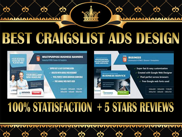 design professional craigslist banner ads