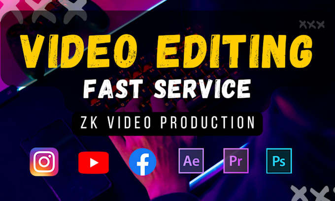do youtube video editing, podcast edits and viral instagram reels