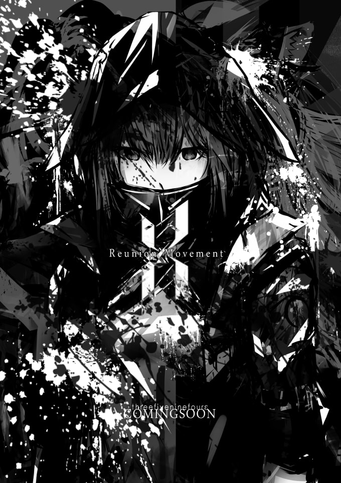 Dark, drawing and simple anime #133140 on