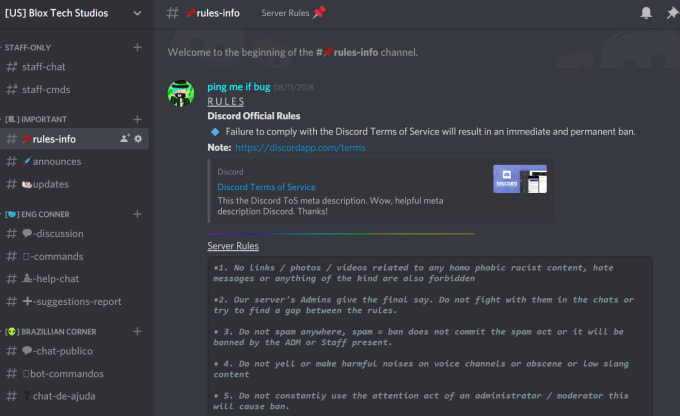 Setup Your Discord Server By Place Reboot