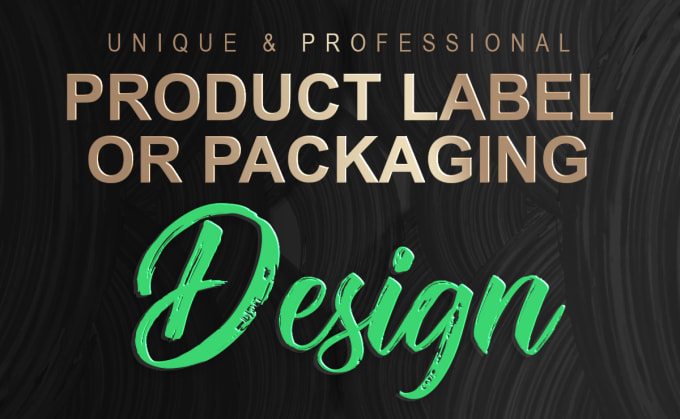 design product label or packaging