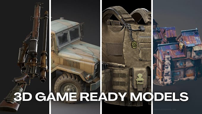do 3d modeling for games and animations