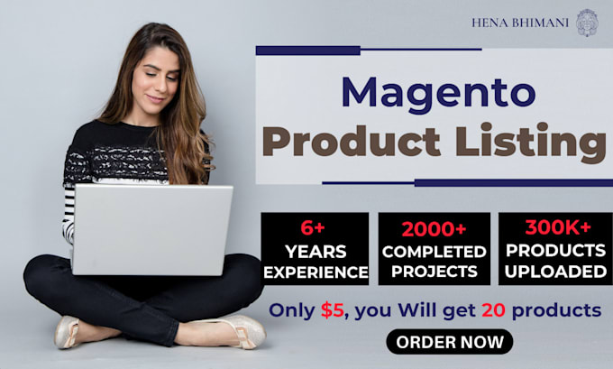 add product or upload products or product listing to magento