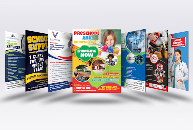 do urgent flyer design or redesign work