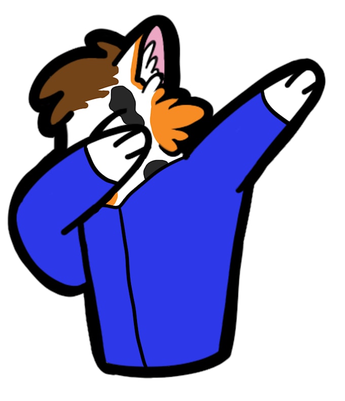 make a dabbing emote of your fursona