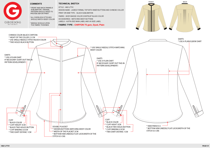 Create Fashion Flat Sketch And Tech Pack And Drawings By Gsbdesign