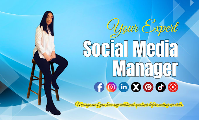 be your social media marketing manager and content creator