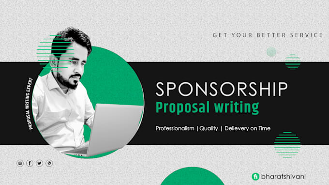 design and write sponsorship and business proposal