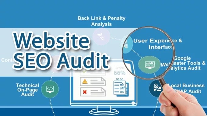 review your website audit to uncover SEO problems