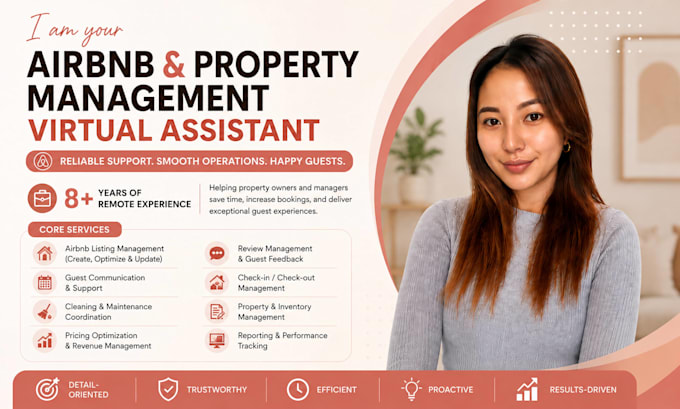 manage your airbnb, rental, or property operations as your VA