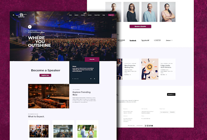 do website and mobile UI UX design