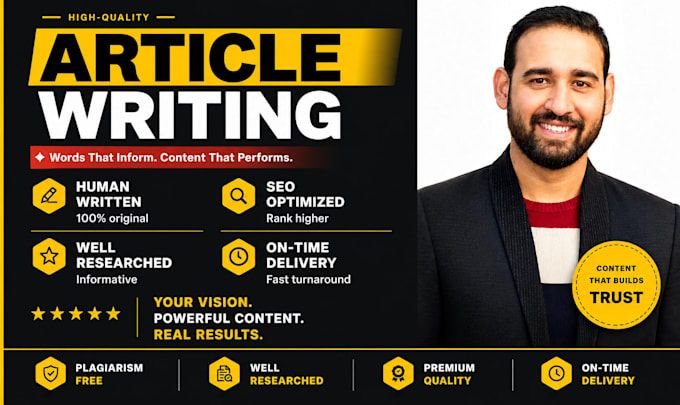 manually write articles for your website