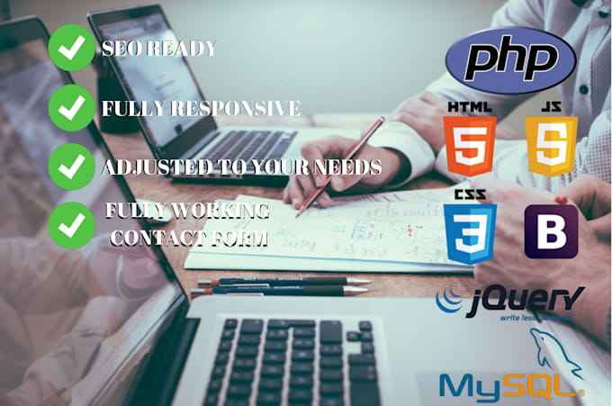 build a website adjusted to your needs