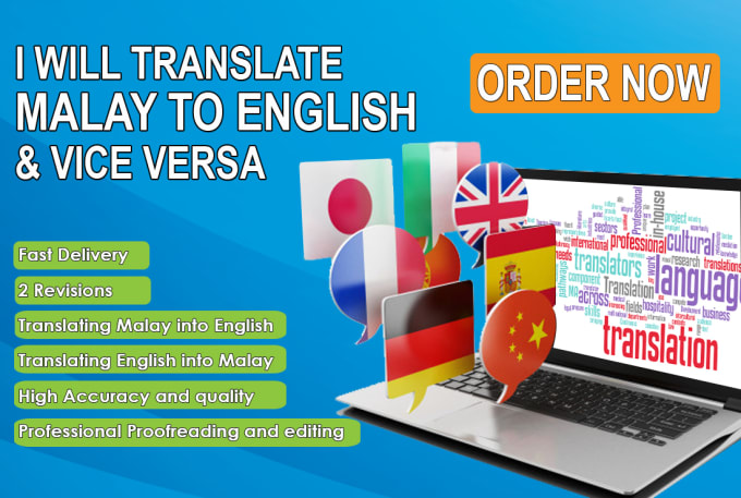 Translate malay to english and vice versa by Adibr91 | Fiverr