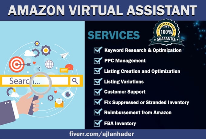 Hire a freelancer to be your expert amazon virtual assistant