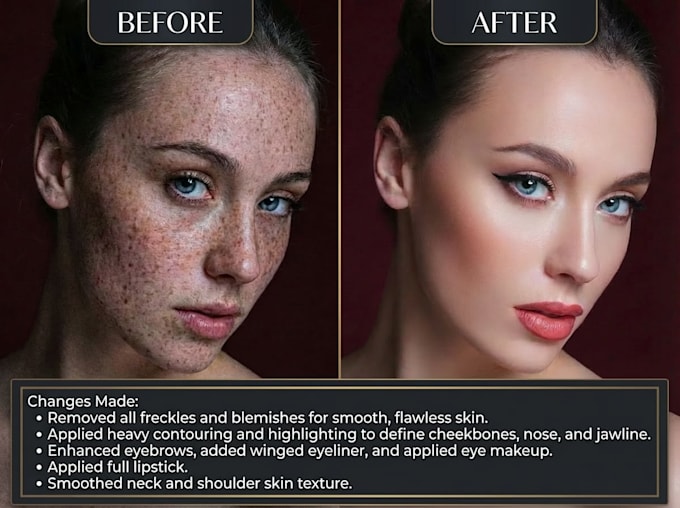 do professionally photos retouch and fix ai generated image