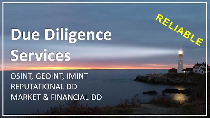 do due diligence report, osint, risk management, investigation