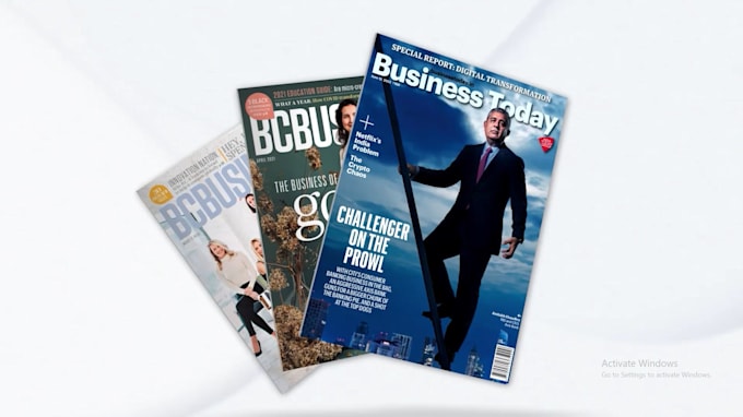 create book and magazine promo video trailer