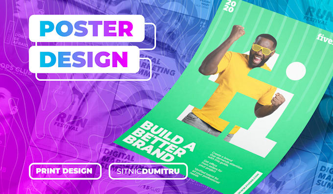 Do Modern And Abstract Poster Design By Sitnicdumitru