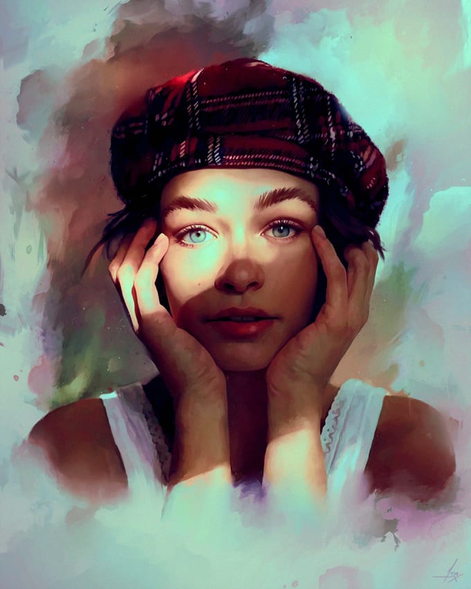Paint A Digital Portrait By Akramness Art