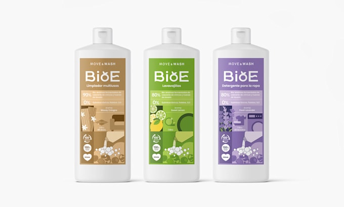 design a modern and minimalist label