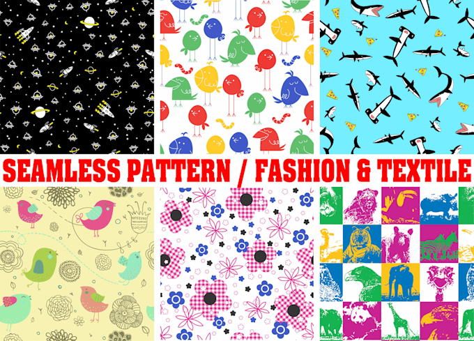 design seamless pattern textile prints pattern design