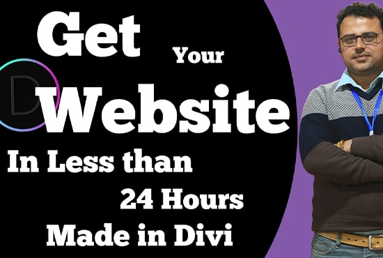 create website with divi theme