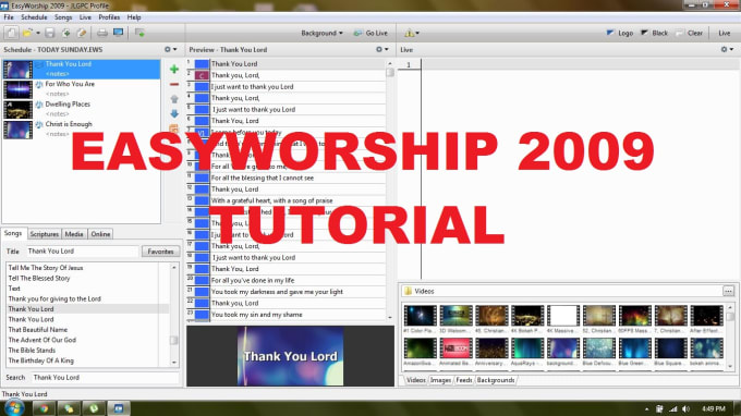 easyworship 7 tutorials