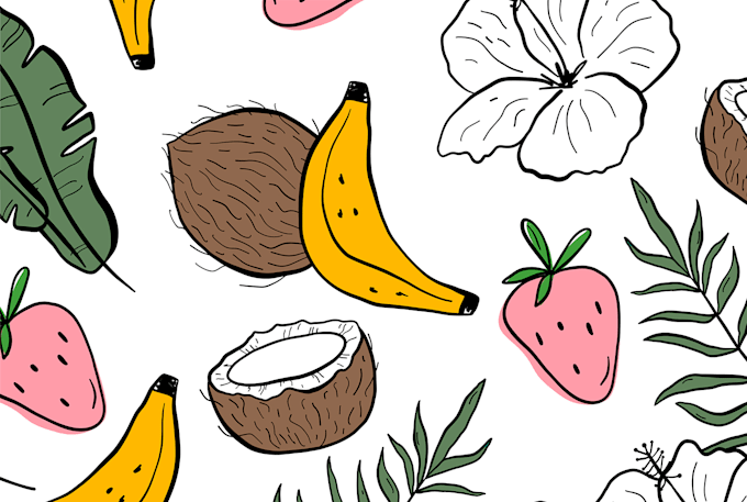 create custom hand drawn doodle illustrations for products