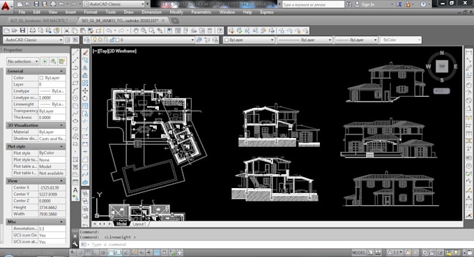 Design your architectural 2d drawings using autocad by Jovan adamov