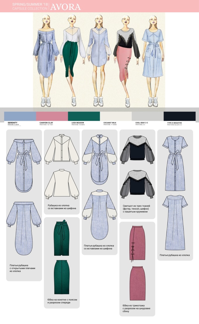 Make Fashion Technical Sketch Flat Drawings Of Clothes Bags In 24