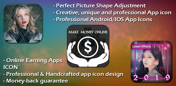 design stunning mobile app icon