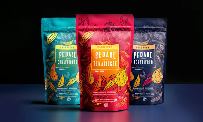 do product label design, packaging design, pouch design and box design