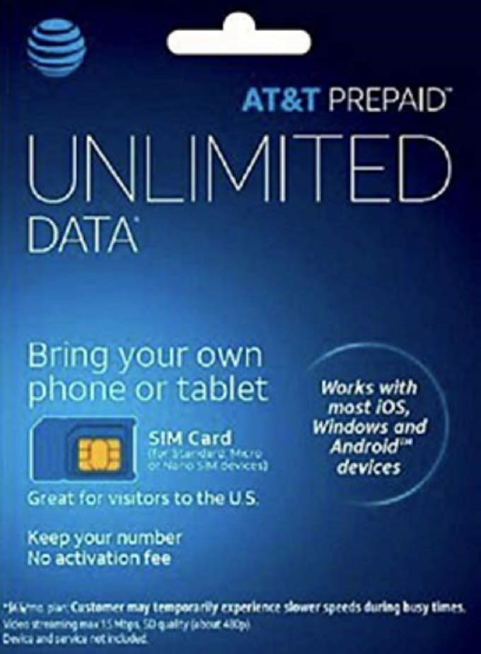 Usa sim card unlimited data