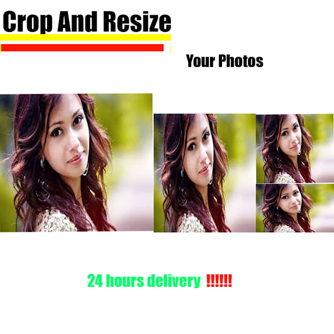 professional image cropping and resizing service, delivered in 24 hours