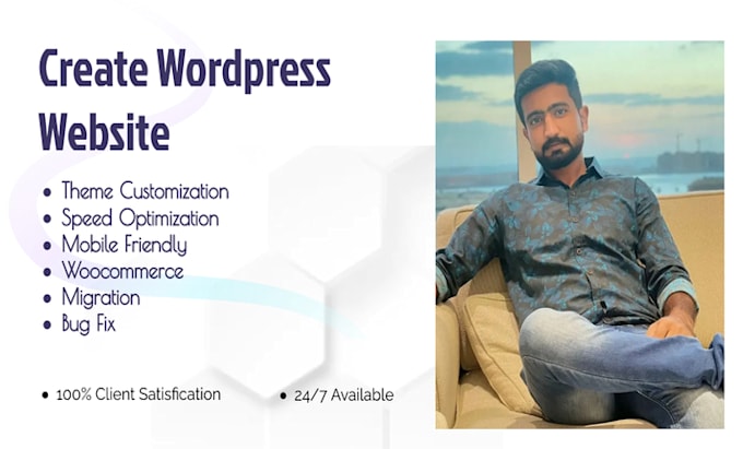 create wordpress website and theme customization