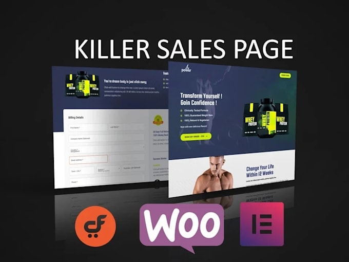 design killer sales page with elementor pro funnelkit cartflows pro sales funnel