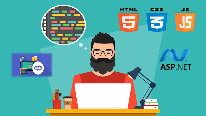 be your developer for php, aspdotnet, js scripts