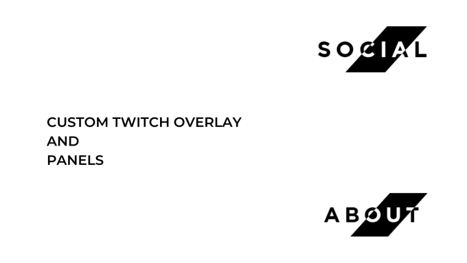 Design A Minimal Or Modern Overlay For Twitch Or Mixer By Jorgecabral