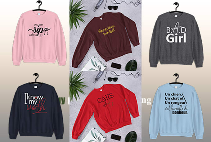 do words typography design for online tee shirt shop