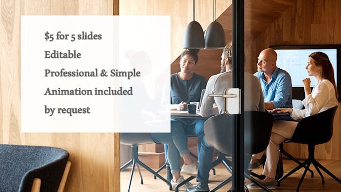 make an elegant simple professional editable PPT
