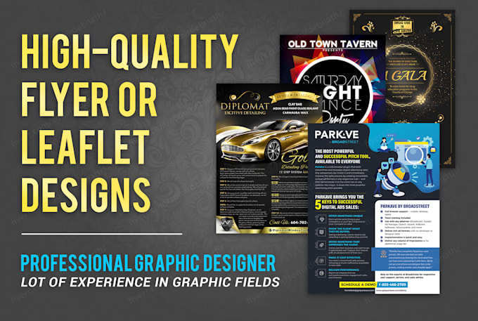 design a high quality flyer