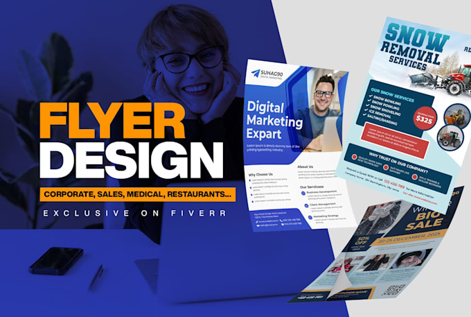 design a sales driven business or promotional flyer
