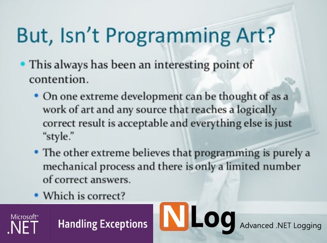 Add logging and exception handling to your visual studio project by ...