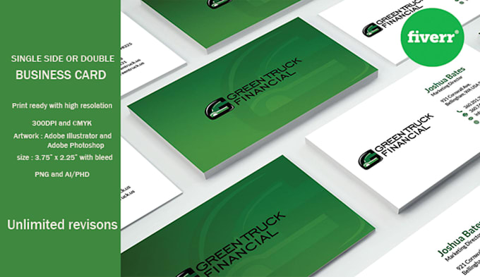 do creative awesome business card design 24 hours