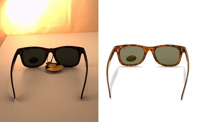 do any sunglass retouching and editing with high quality