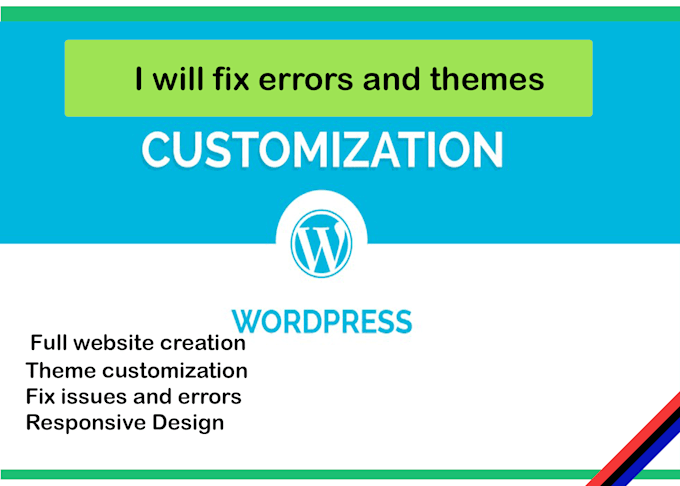 customize, edit or redesign wordpress website
